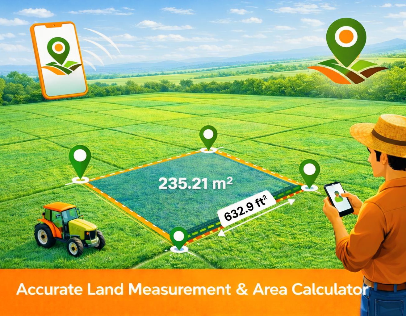 BhooMeter land measurement overview